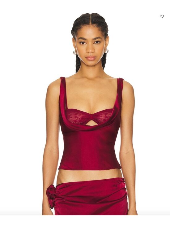 Lioness Tops - LIONESS Delilah Top in Burgundy NWT - Size Small